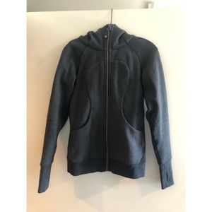 Lululemon Athletica Navy Scuba Hoodie Size 4